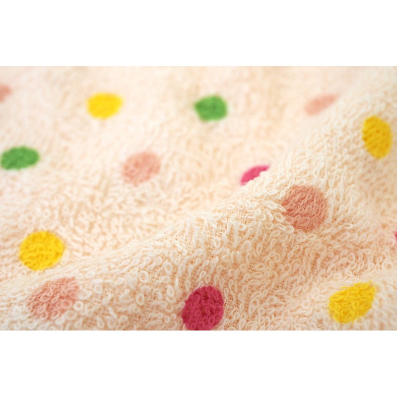 Kosugizen Value Face Towels, Color Dot, 13.4 x 31.5 inches