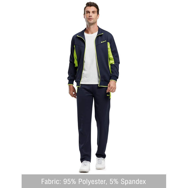 TBMPOY - Chándal para hombre con 2 piezas, estilo casual,