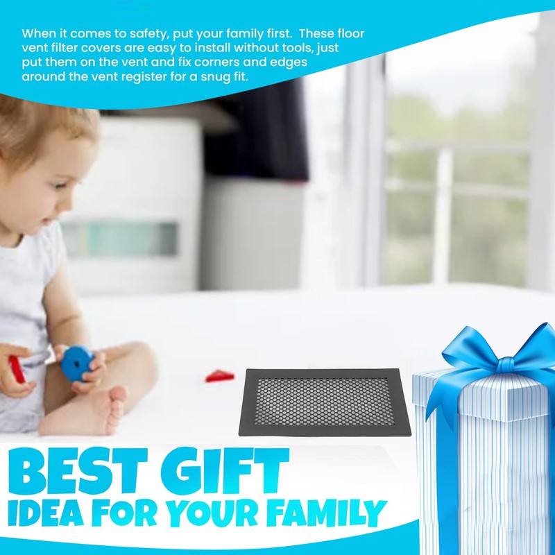 2Pcs Baby Proof Vent Cover Child Proof Safe Soft Silicone