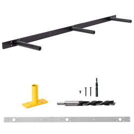 FIRMETAL Heavy Duty Floating Shelf Bracket 38 inch, Hidden Shelf Bracket for Mantel and Shelving, Max Load 200 lbs if Mounted on Studs, Invisible Bracket for Floating Shelves (with Ease Build Kit)