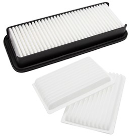 Hoypeyfiy Cab Air Filter Kit,T1855-71600 Air Filter,6A671-75090 Filter Element Replacement for Kubota Tractor SVL75-2C/75C/90-2C/90C（Filter and Replacement）