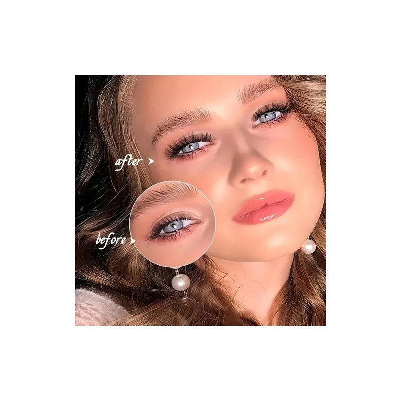 804 Extensiones De Pestañas Postizas Kit Maquillaje Completo