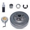 AUMEL 3/8" Cluch Drum Sprocket Bearing Washer Clip 6pcs Kit