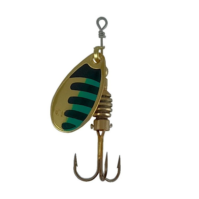 RUBLEX - Blister 4 Celtic Fishing Teaspoons nº2 Gold Black