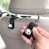 MaPctSy Car Hooks for Purses and Bags Cute Panda Car
