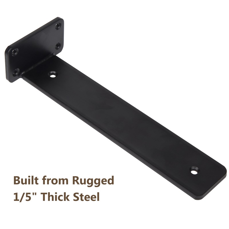 NEODROP 12 Pack 6 Inch Floating Shelf Brackets, Heavy Duty