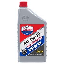 Lucas Oil Synthetic SAE 0W-16 API SP Motor Oil/Quart