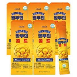 Gold Albumin Liquid Stick Drinkable High Content Egg White Vitamin B Arginine Complex 14 Packets 5 / 골드 알부민 액상 스틱 마시는 고함량 난백 비타민B 아르기닌 복합물 14포 5개