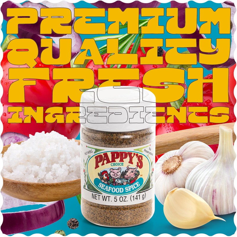 Pappy's Seasonings (Seafood Spice, 5oz)