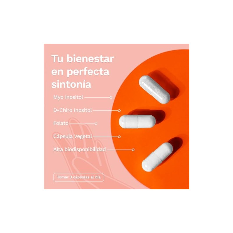 Myo Chiro Inositol 2000 Relación Folato 400 Mcg Acido Folico