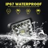 LED Work Lights for Truck Tractor, 4 Inch 123W Square