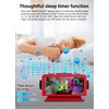 YHFITN Large Screen RGB Colorful Alarm Clock Perpetual Calendar FM