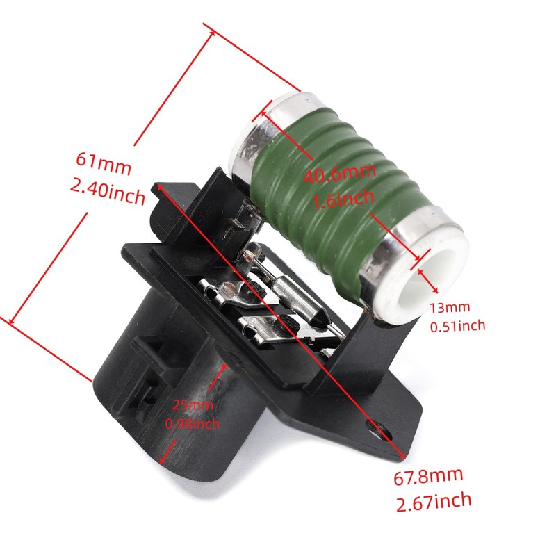 Ruimou 1 Piece Engine Cooling Radiator Fan Resistor OE: 13256565