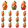 15pcs Mini Fall Gnomes Figurines, Lovely Small PVC Miniature Gnomes