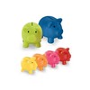 Piggy Bank PVC Soft Body Vibrant Colour Novelty Money Box