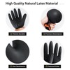 ThxToms 3 Pairs Dishwashing Gloves, Reusable Latex Cleaning Gloves for