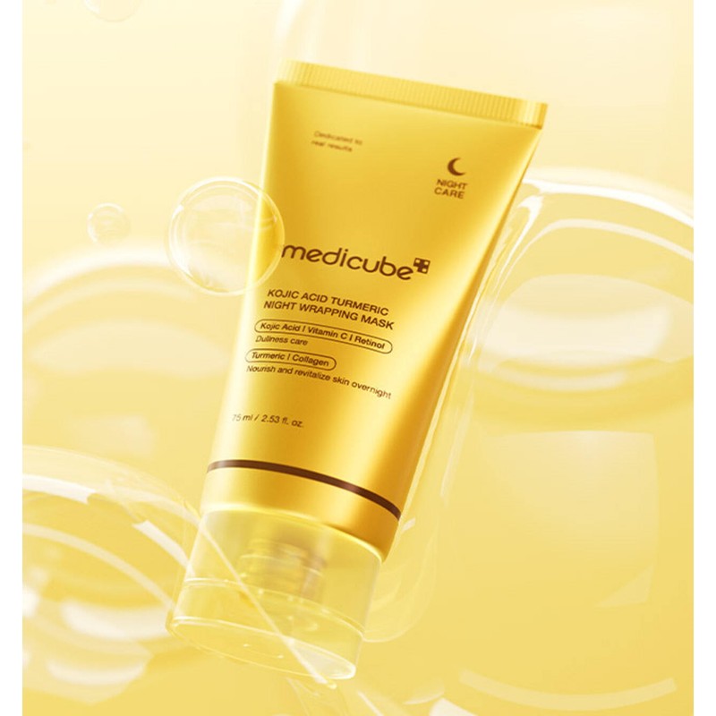 medicube Kojic ACID Turmeric Night Wrapping Mask 75ml - medicube