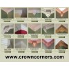 Crown Molding Corners Low Profile, Inside Corners fits 5 1/4"