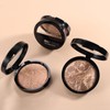 BEUKING Marble Baked Makeup Setting Powder, Luminous Finish Waterproof Sweatproof