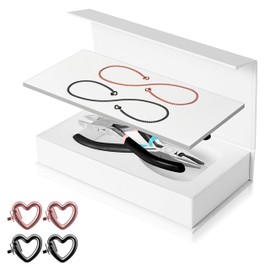 HERSIN Permanent Bracelet Kit Forever Bracelet Making for Couples Gift Friendship Bracelets DIY Locked Bracelet Christmas Valentine's Day for His and Her Bracelets Jewelry Gifts