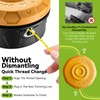 Upgraded Weed Eater Head,Straight Shaft StringTrimmer Head,Weed Wacker Head for