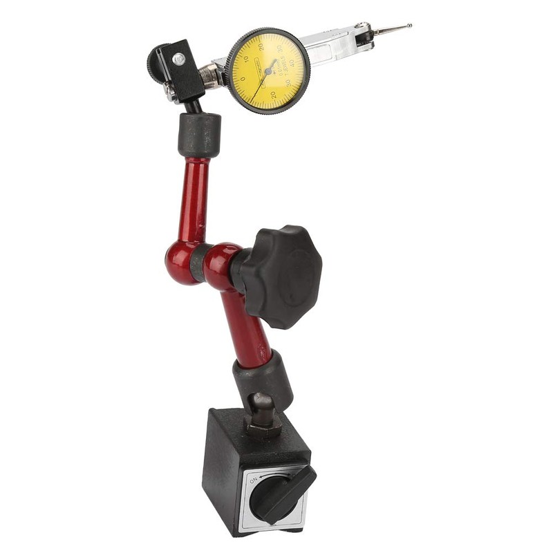 Dial Indicator with Magnetic Base, Flexible Magnetic Stand Holder with