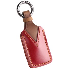 [smasol] WR-V Key Cover, Freed, Genuine Leather, New Fit 4, Key Cover, Civic Vezel, Motorcycle, PCX125, JK05, PCX160, KF47, JK03 Key Case, Burgundy / 2 Button