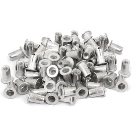 VEDA® Aluminium Rivet Nuts M5 x 0.8 Rivet Nuts, Blind Rivet Nuts x 50 Pieces