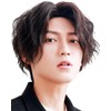 TefuRe MEN-007Nbk Men's Wig, Rough, Casual Style, Perm, Center Part