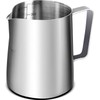 amachef 12oz Milk Frother Cup Steaming Pitcher, Coffee Machine Accessories,