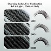 Lash Clusters Kit 320PCS 11-20MM 40D 50D 100D Thick Volume
