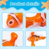 SAIIURV 3 Pcs Inflatable Clown Fish, Inflatable Pool Toy Fish,