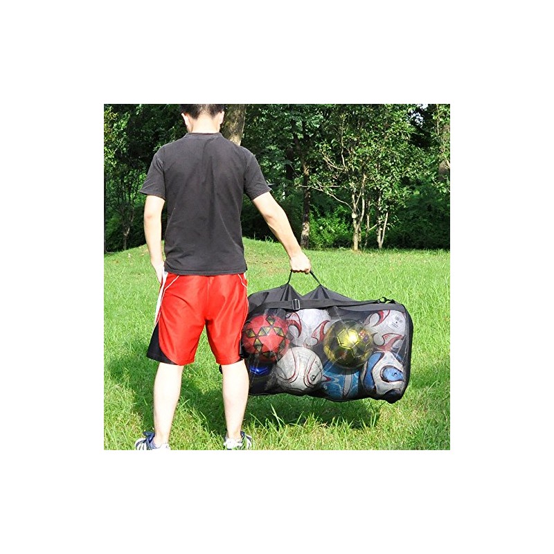Eco Walker Ball Bag Holds 16 Pieces Footballs, Durable Mesh