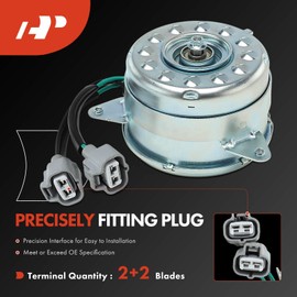 A-Premium Radiator Fan Motor Compatible with Infiniti M56 2011-2013, QX70 2014-2014, Q70 2014-2016, Q70L 2014-2016, FX50 2009-2013 & Nissan GT-R 2009-2021 2023-2023, 3.8L 5.0L 5.6L