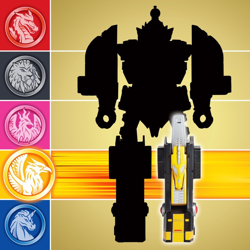Power Rangers Playmates Toys - Riaccensione Mighty Morphin Combinable Thunderzord