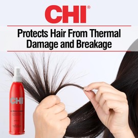 CHI CHI 44 Iron Guard Thermal Protection Spray, Nourishing Formula Helps Resist Heat Damage to Hair & Tame Frizz, Clear, 8 Oz