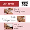 AWD Zip Stitch Wound Closure Strips - 2 Zipstitch Devices,