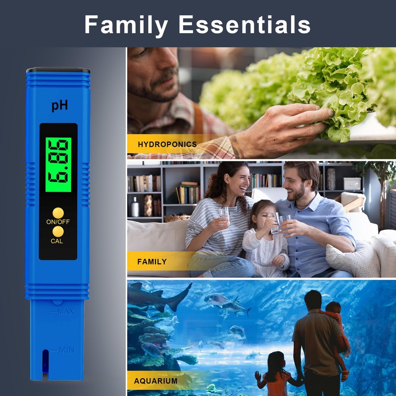 2025 All-New pH Meter for Water - High Accuracy Digital