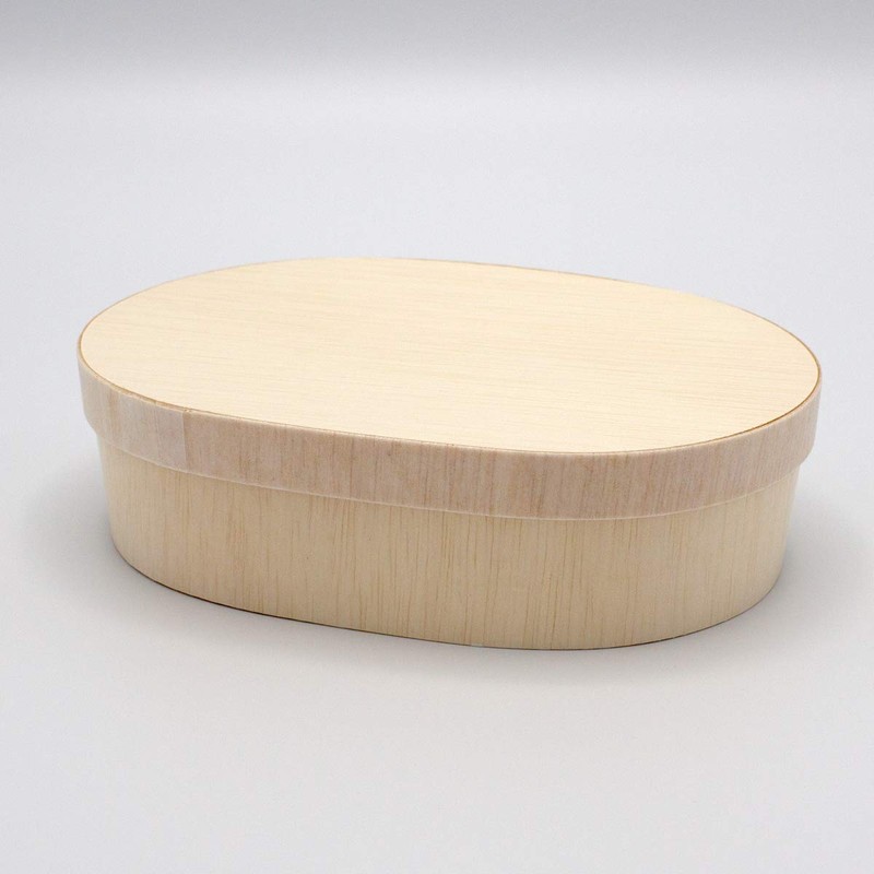 KAYU PACKAGE Oval DAEN Wooden Containers, Medium, 4.7 x 6.7