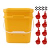 Automatic Chicken Waterer Cup with 12L Handheld Barrel Poultry Drinking