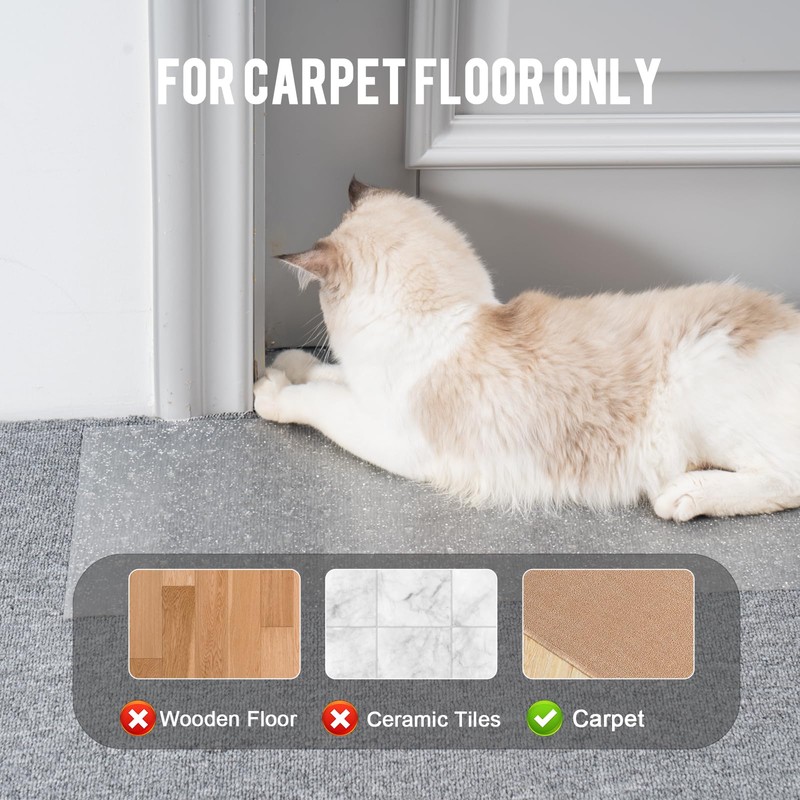 Uross Carpet Protector for Pets - Cat Carpet Protector for