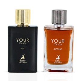 Maison Alhambra Your Touch Oud & Your Touch Intense EDP - 100ML by Maison Alhambra  (Bundle)