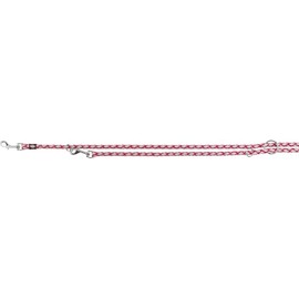 TRIXIE dog lead Cavo V-leash L–XL, 78.74 inches, ø 0.71 inches in fuchsia - adjustable leash with reflective elements - for large to very large dogs - 135911