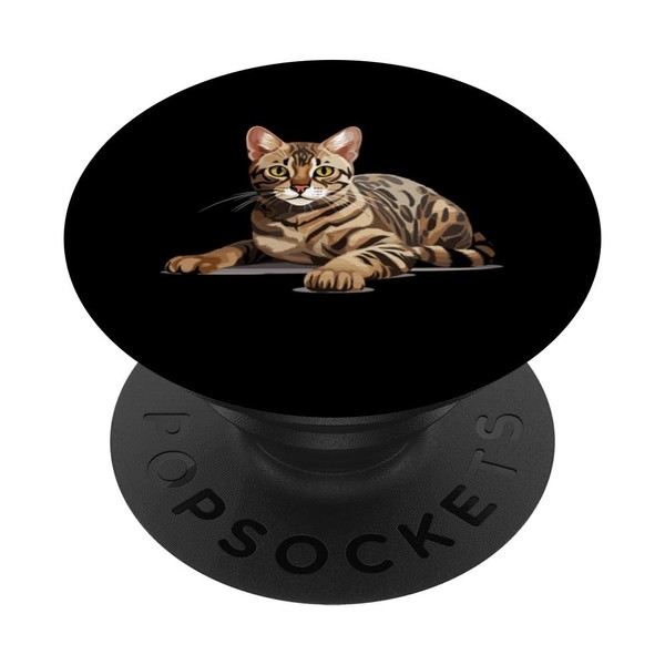 Bengal Cat Kitten Breed Pet - Cute Graphic PopSockets Swappable