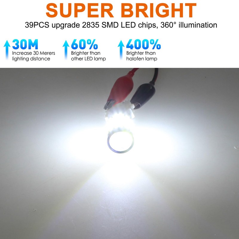 3157 BAY15D Strobe Flash Blinking Reverse Lights LED Bulbs with