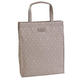 Mezawa 55009 Women's Sub Bag, Tote, Tote Bag, Lightweight, A4, Vertical Type, Cute, Popular, Fashionable, Formal, Exam, Commuting, Fabric, Elegant, Clean, Document Carrying, beige (23)