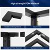2 Pack Corner Connectors for 2"x1" Aluminum Handrail, 100mm x