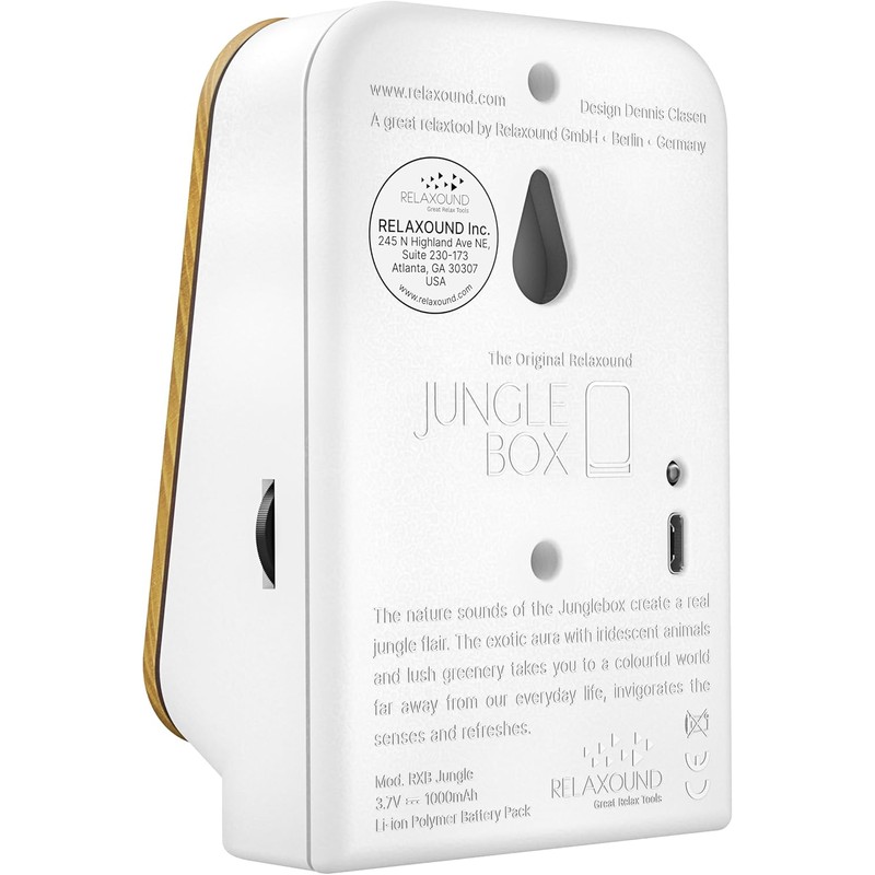 RELAXOUND Original Junglebox Oak - Modern Nature Sound Box -