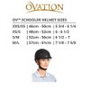 Ovation Deluxe Schooler Helmet (Black, X-Small/Small)