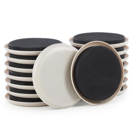 Heavy-Duty Furniture Gliders Movers for Hardwood Floors, Plastic Moving Pads for Heavy Furniture, 8-Piece Set of 3 1/2" Reusable Furniture Sliders for Carpet, and Floor Protectors